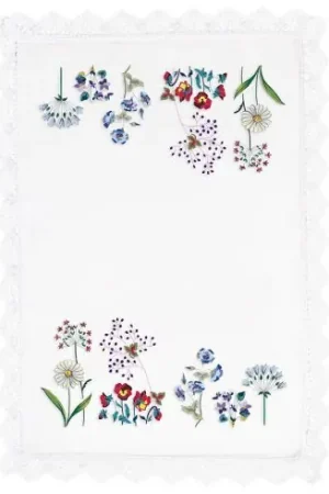 Kit di tovagliette da ricamo - Erbario - Margot de Paris Super Prezzo