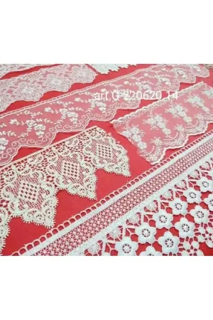 Stok Kit 10 Pezzi Assortiti Macramè Tulle Merletto Lavoretti Bambole Spedizione Espresso