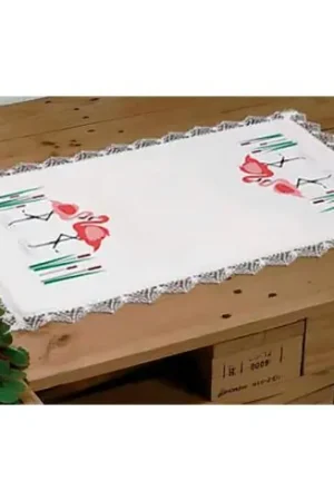 Di Tendenza Kit di tovagliette da ricamo - Fenicotteri rosa - Margot de Paris