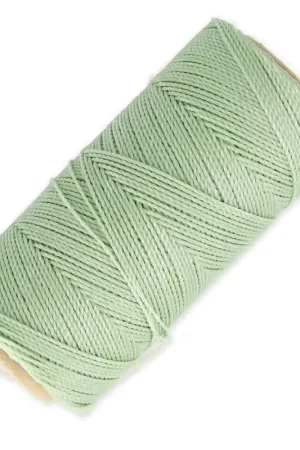 Affare Bobine de fil ciré Linhasita pour micro macramé 1 mm - Lichen (397) x168m