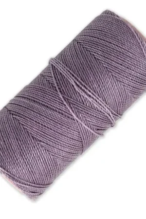 Scelto Dai Clienti Bobine de fil ciré Linhasita pour micro macramé 1 mm - Mauve (232) x168m