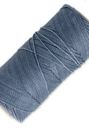 Bestseller Bobine de fil ciré Linhasita pour micro macramé 1 mm - Jeans (384) x168m