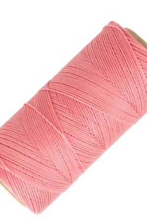 Vendita Finale Bobine de fil ciré Linhasita pour micro macramé 0.75 mm - Saumon (324) x228m