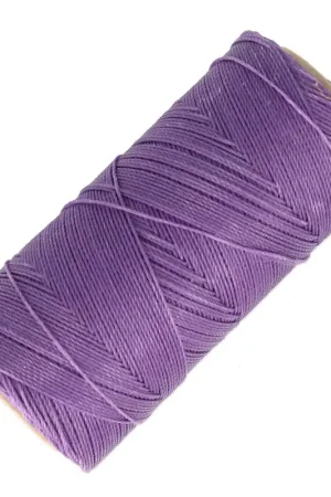 Soddisfatti O Rimborsati Bobine de fil ciré Linhasita pour micro macramé 0.75 mm - Lilac (69) x228m