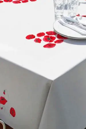 Tovagliolo da ricamo - Papaveri - Margot de Paris Più Venduto