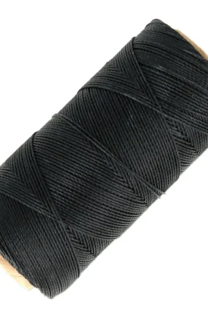 Must-Have Bobine de fil ciré Linhasita pour micro macramé 0.75 mm - Charcoal Grey (691) x228m