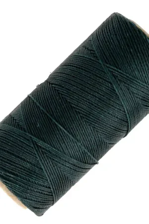 Di Tendenza Bobine de fil ciré Linhasita pour micro macramé 0.75 mm - Bleu d'Orage (202) x228m