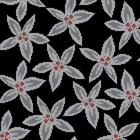 Kit cuscino da ricamo - Grandi fiori - Points de repère Soddisfatti O Rimborsati