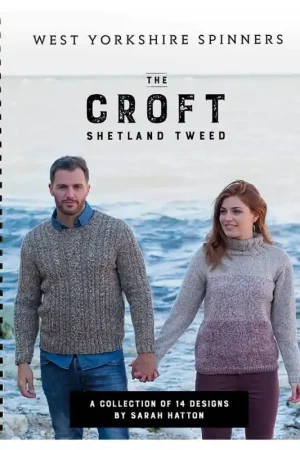 The Croft Aran. Shetland Tweed. A Collection of 14 Designs by Sarah Hatton Spedizione Espresso