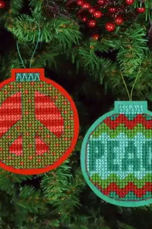 Kit di ornamenti da ricamare - Pace gioviale - Dimensions Subito Disponibile