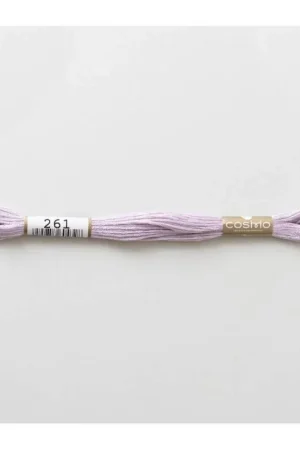 261 COSMO - Filo da ricamo giapponese COSMO - Mouliné Size 25 in cotone a 6 capi Nuova Collezione