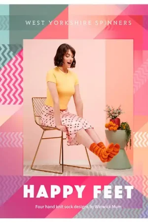 Prezzo Basso West Yorkshire Spinners Happy Feet. Four hand knit sock designs by Winwick Mum