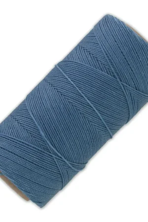 Affare Bobine de fil ciré Linhasita pour micro macramé 0.75 mm - Denim Blue (119) x228m