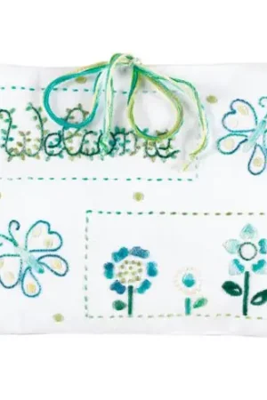 Kit cuscino da ricamo - Benvenuta primavera - DMC Spedito Oggi