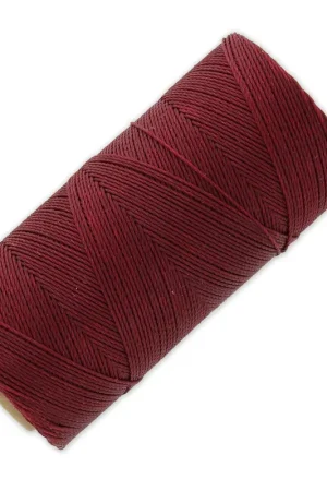 Bobine de fil ciré Linhasita pour micro macramé 0.75 mm - Burgundy (60) x228m Consegna Rapida