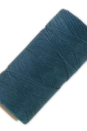 Novità Bobine de fil ciré Linhasita pour micro macramé 0.75 mm - Teal (228) x228m