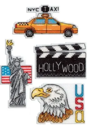 Kit magnete per ricamo - usa - MP Studia Promozione