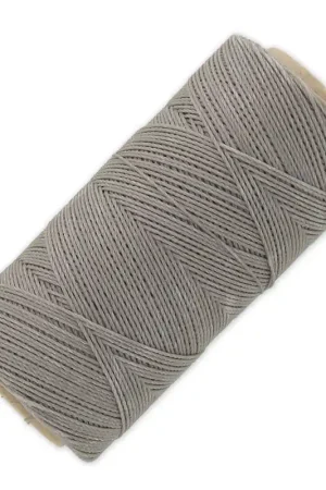 Bobine de fil ciré Linhasita pour micro macramé 0.75 mm - Grey (208) x228m Professionale