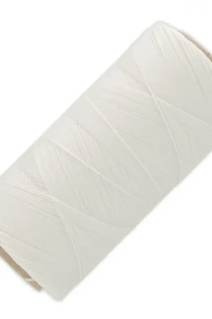 Bobine de fil ciré Linhasita pour micro macramé 0.75 mm - Blanc (BCO ALV) x228m Saldi