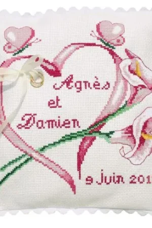 Professionale Kit cuscino da ricamo - Matrimonio - Princesse