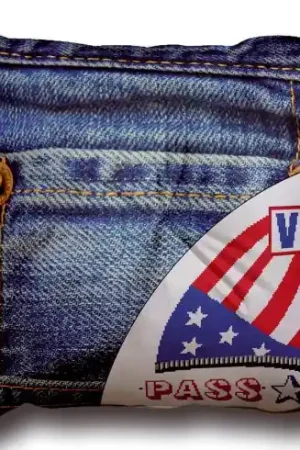 Di Tendenza Kit cuscino da ricamo - Cuscino da ricamare Jeans VIP - Princesse