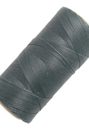 Bobine de fil ciré Linhasita pour micro macramé 0.5 mm - Anthracite (209) x335m Scelto Dai Clienti