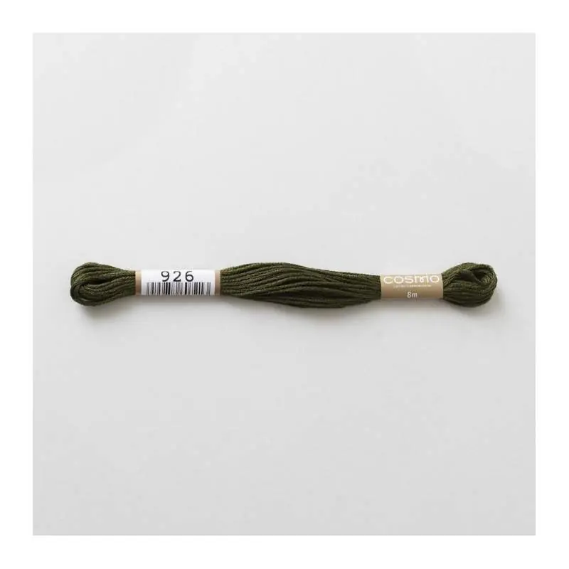 926 COSMO - Filo da ricamo giapponese COSMO - Mouliné Size 25 in cotone a 6 capi Quantità Limitata