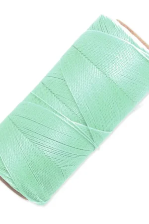 Compra Oggi Stesso Bobine de fil ciré Linhasita pour micro macramé 0.5 mm - Mint (230) x335m