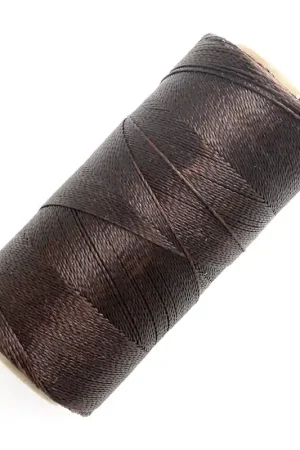 Bobine de fil ciré Linhasita pour micro macramé 0.5 mm - Brown (259) x335m Bestseller