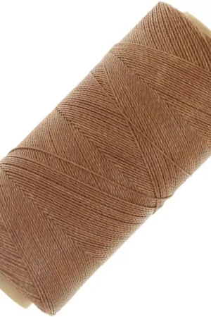 Bobine de fil ciré Linhasita pour micro macramé 0.5 mm - Autumn Brown (631) x335m Pagamento Sicuro
