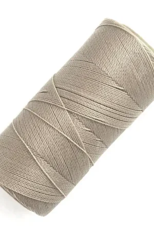 Bobine de fil ciré Linhasita pour micro macramé 0.5 mm - Beige (05) x335m Ultime Pezzi