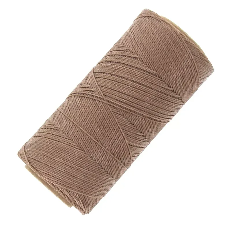 Compra Online Bobine de fil ciré Linhasita pour micro macramé 0.5 mm - Sable (214) x335m