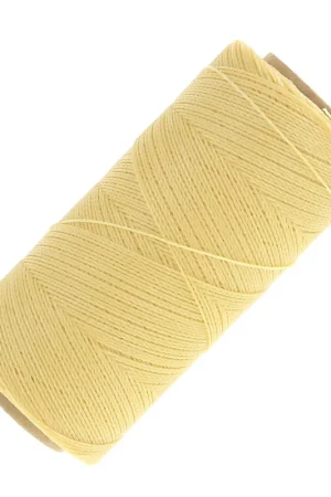 Bobine de fil ciré Linhasita pour micro macramé 0.5 mm - Cream (1310) x335m Ultime Pezzi