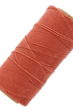 Bobine de fil ciré Linhasita pour micro macramé 0.5 mm - Terracotta (35) x335m Promo Stagionale
