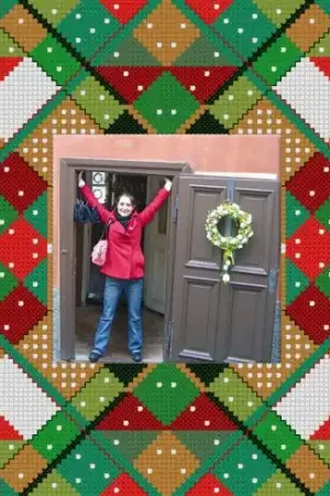 Offerta Limitata Kit portafoto ricamo - Cornice fotografica da ricamo - inverno  - Aux 4 points du monde