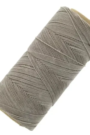 Pagamento Sicuro Bobine de fil ciré Linhasita pour micro macramé 1 mm - Gris Taupe (544) x168m