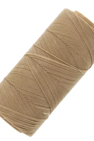 Bobine de fil ciré Linhasita pour micro macramé 1 mm - Vanille (531) x168m Offerta Del Giorno