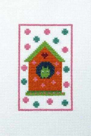 Promozione Esclusiva Kit bigliettini da ricamare - rifugio - DMC