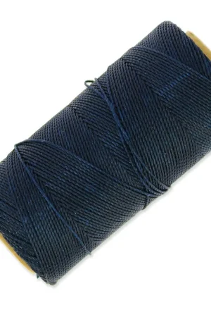 Bobine de fil ciré Linhasita pour micro macramé 1 mm - Blue Black (73) x168m Soddisfatti O Rimborsati