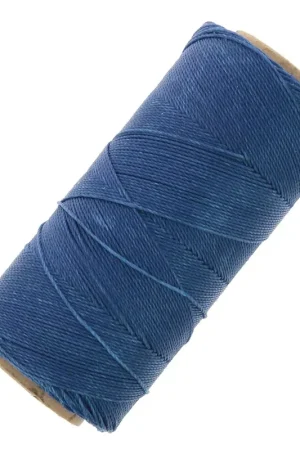 Bobine de fil ciré Linhasita pour micro macramé 1 mm - Lapis Blue (298) x168m Bestseller