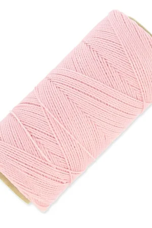 Spedizione Gratuita Bobine de fil ciré Linhasita pour micro macramé 1 mm - Baby Pink (239) x168m