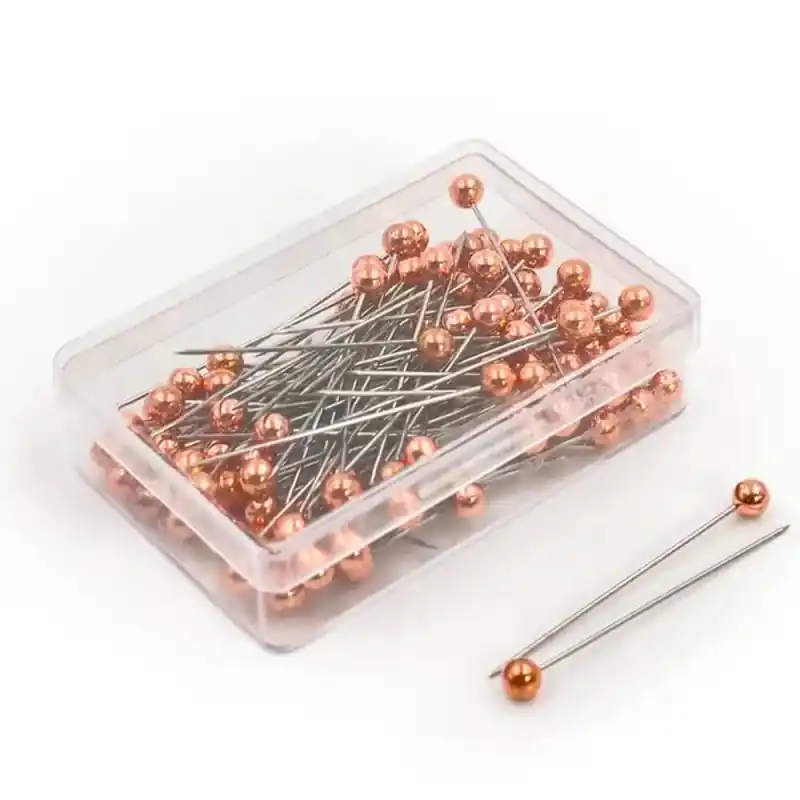 Scatola di 50 Spilli Rose Gold - PPY Direttamente Dal Produttore