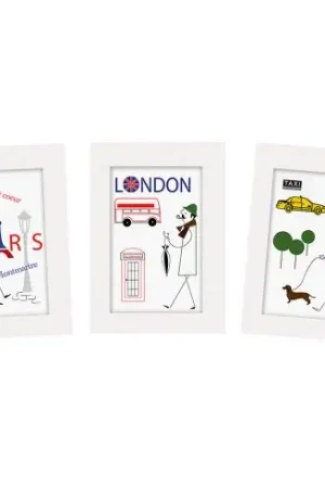 Promozione Esclusiva Kit bigliettini da ricamare - Parigi - Londra - New York - Princesse