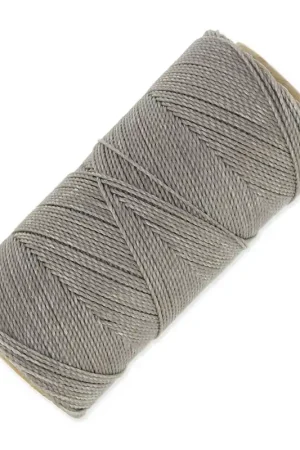 Soddisfatti O Rimborsati Bobine de fil ciré Linhasita pour micro macramé 1 mm - Grey (208) x168m