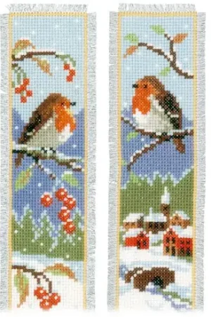 Kit segnalibro da ricamo - Uccelli - Vervaco Offerta Del Giorno