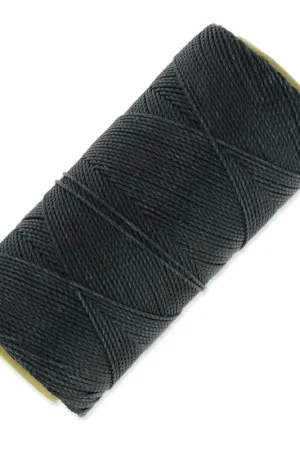 Bobine de fil ciré Linhasita pour micro macramé 1 mm - Charcoal Grey (691) x168m Prezzo Basso