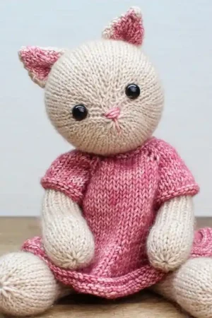 Kit de Peluche a Maglia - Emma Cat - Hardicraft Spedito Oggi