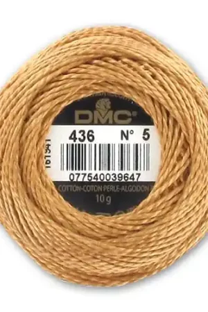 Super Prezzo Coton perlé DMC  n°5 Light Brown (436) x45m