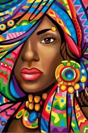 Subito Disponibile Kit ricamo diamante - Bellezza del Ghana - Diamond Painting