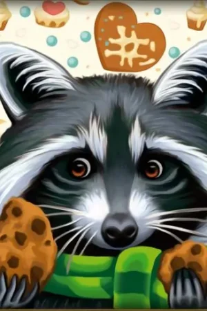 Kit ricamo diamante - Topolino lavatore con cookies - Diamond Painting Spedito Oggi